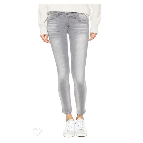SIWY Hannah Mid-rise Skinny jeans in One Love Gray Grey 27 Stretch US 4 - Picture 1 of 9
